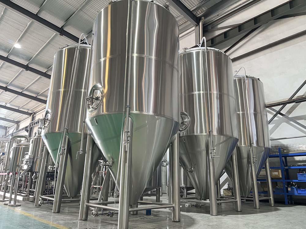 60 bbl Jacketed conical ferme